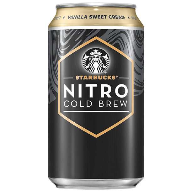 Starbucks Nitro Cold Brew, Vanilla Sweet Cream, 9.6 oz Can ...