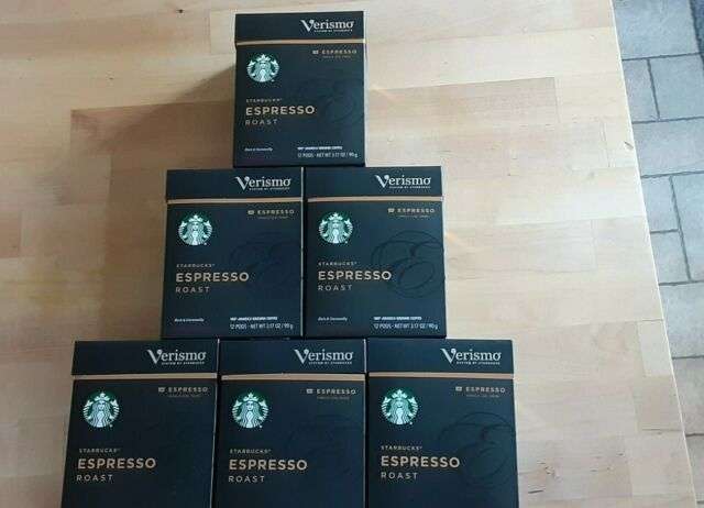 Starbucks Verismo Roast Espresso Pods 24 Pieces for sale ...