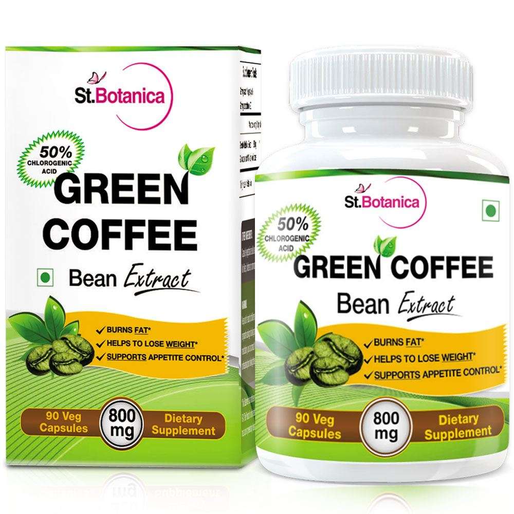 StBotanica Garcinia Cambogia 60% HCA 800mg + Green Coffee Bean Extract ...