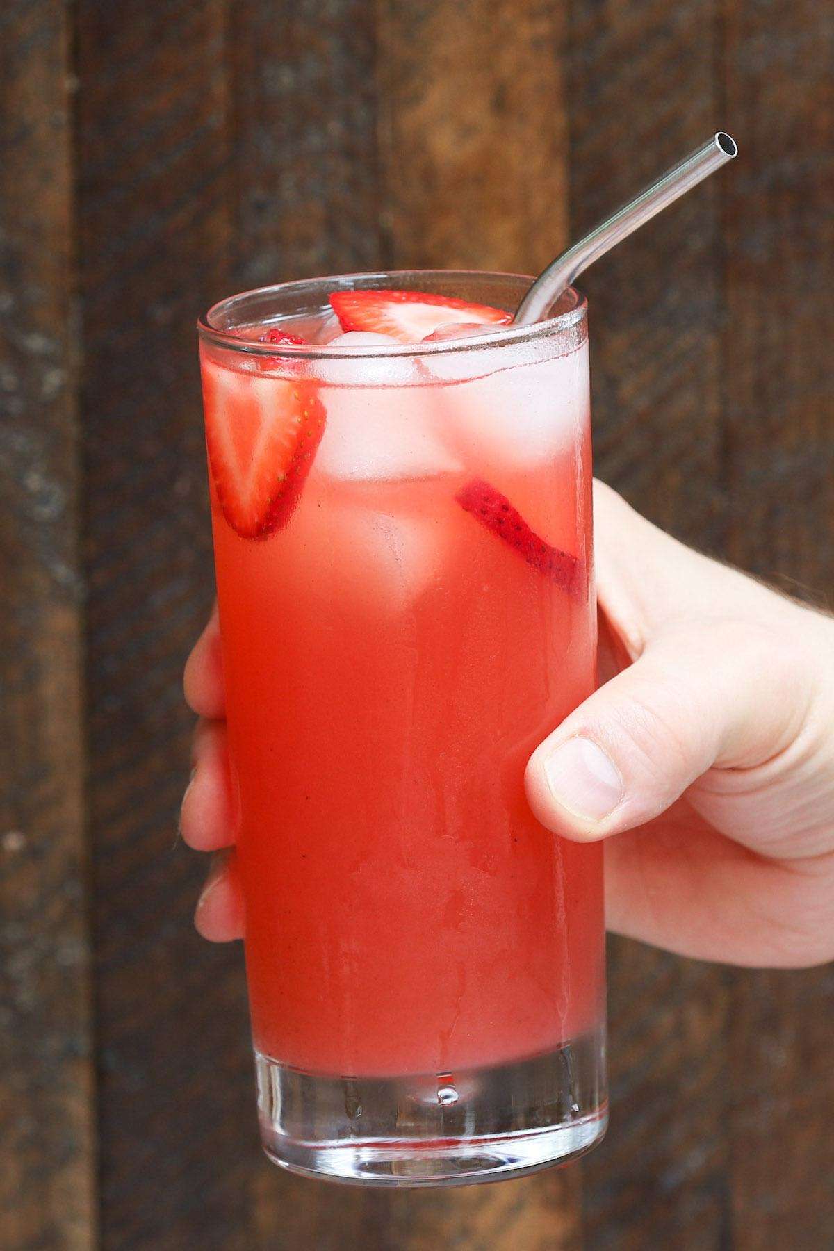 Strawberry Acai Refresher Recipe {Starbucks Copycat}