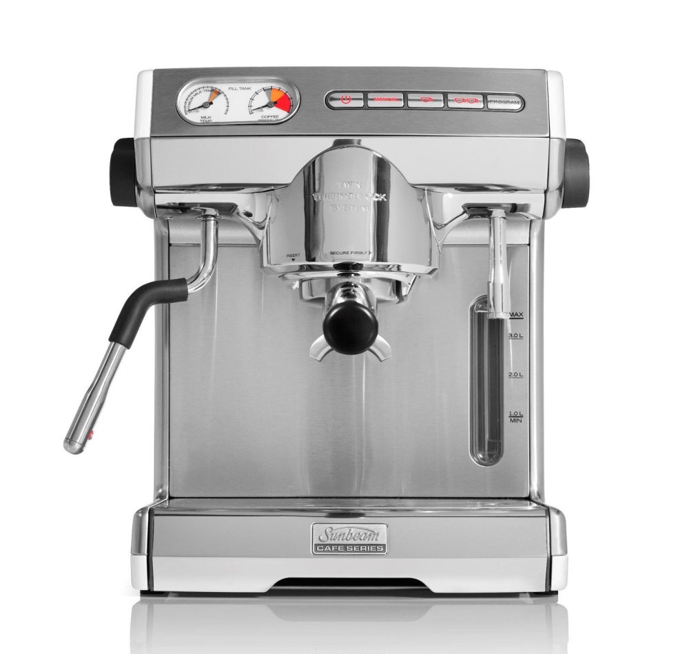Sunbeam EM7000 Cafe Series Espresso Coffee Machine Stainless Steel ...