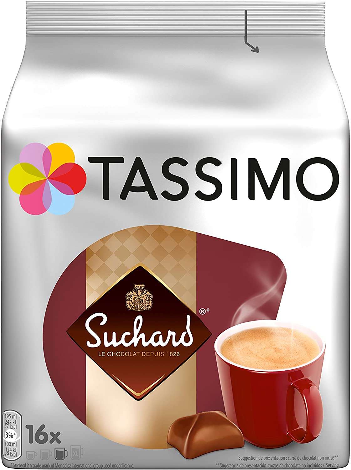 TASSIMO Suchard Hot Chocolate 16 T DISCs/pods (Pack of 5 ...