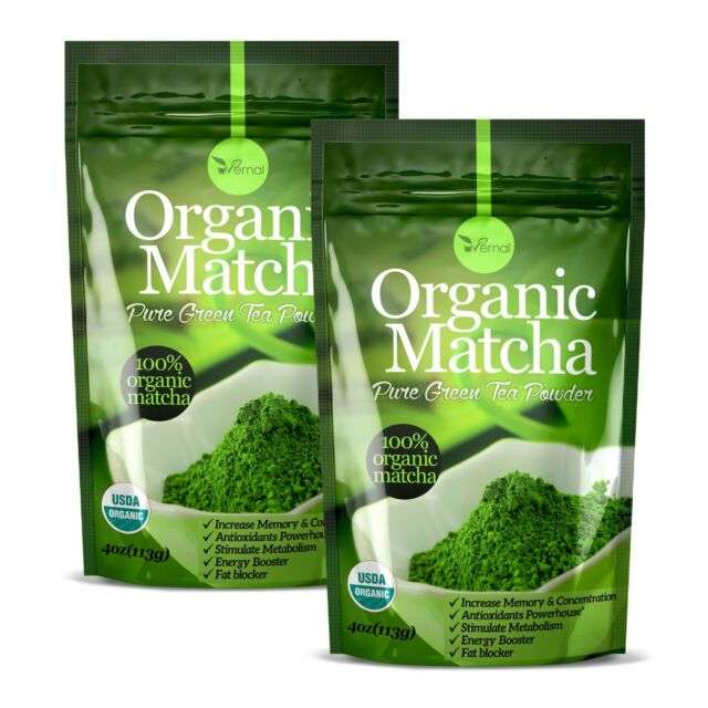 Ujido Matcha Green Tea Powder, 4 Oz ea, Antioxidant (H2 ...