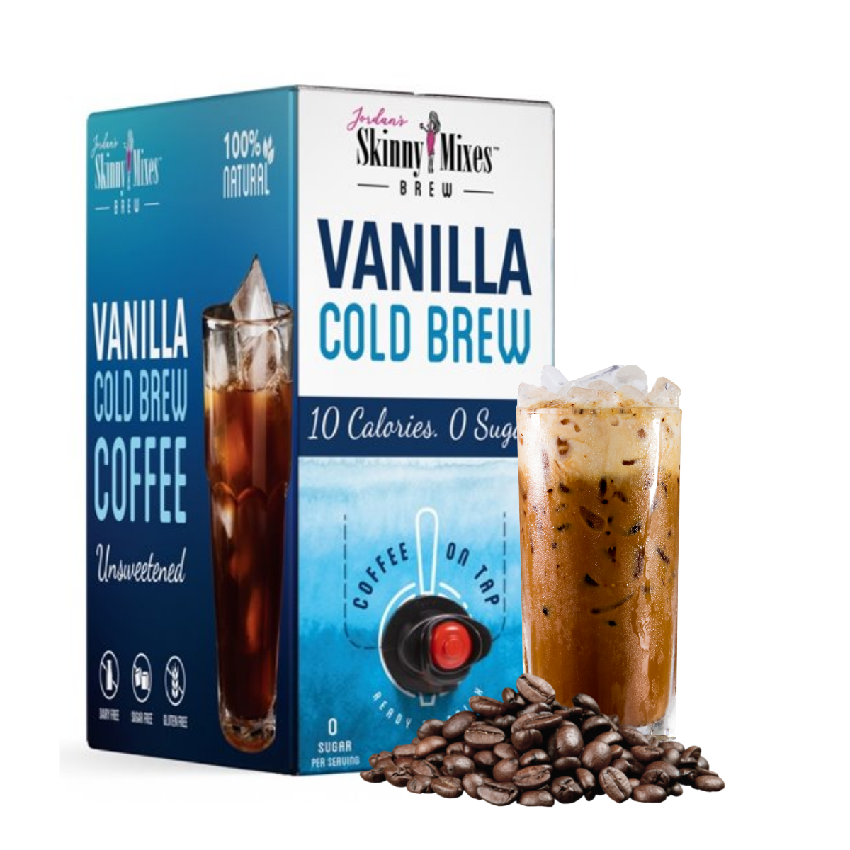 Vanilla Cold Brew Coffee On Tapâ Skinny Mixes