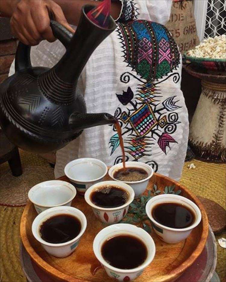 Wholesale Jebena Ceramic Ethiopian Coffee Cup 12pcs Set ...