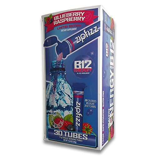 Zipfizz Healthy Energy Drink Mix, Limited Edition Blueberry Raspberry ...